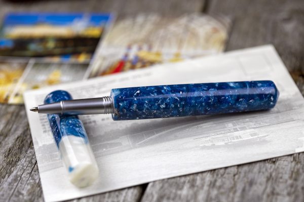 ручка роллер синяя